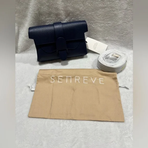 Senreve Navy Blue Aria Belt Bag - Picture 2 of 6